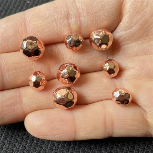 JunKang 30pcs Charm and popular octagonal 8mm 10mm DIY handmade necklace bracelets beads jewelry accessories