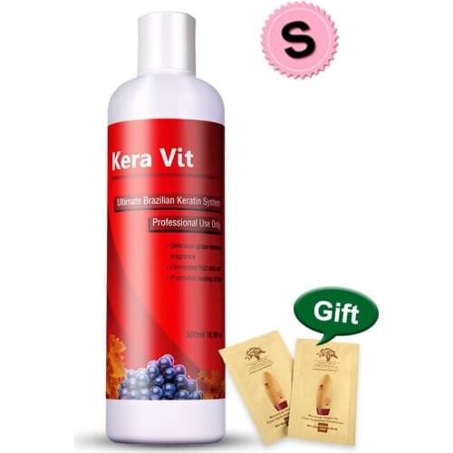 Superior 500ml Grape Keravit Keratin Treatment Brazilian 8% Formalin Straighten and Moisturizing Repair Damage Hair Product