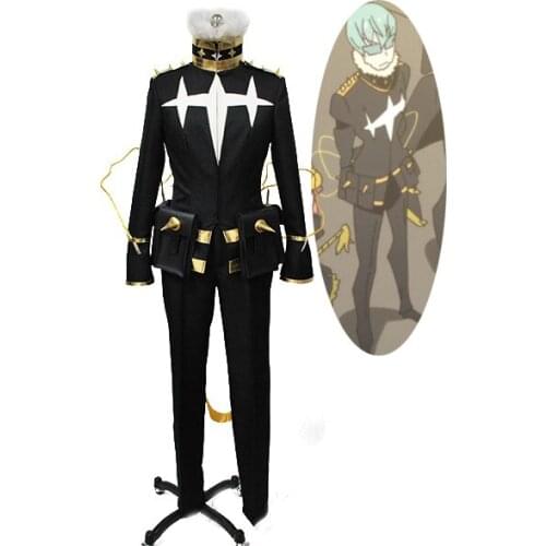 Cosplay Kill la Kill Houka Inumuta Cosplay costume Full Set Uniform black uniform for Halloween party