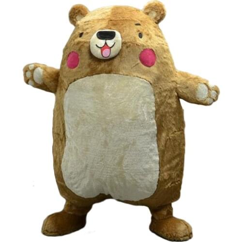 Cosplay costume New style Flatout Bear mascot costume for adult costumes for big party free shipping
