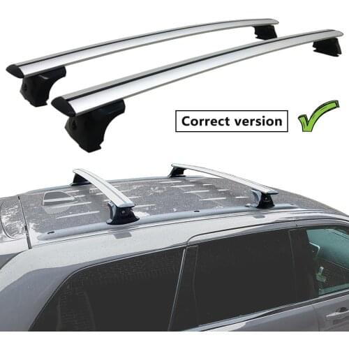 Roof Rack Crossbars for Jeep Grand Cherokee Altitude / SRT 2011 2012 2013 2014 2015 2016 2017 2018 2019 2020 With Black Moldings
