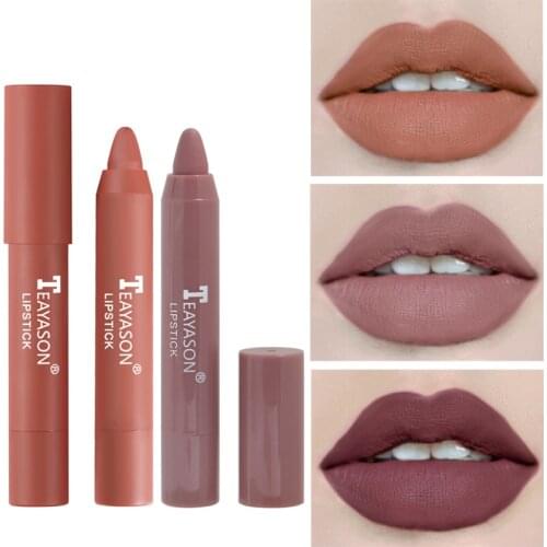 1PC Matte Velvet Lipstick Set Delicate Smooth Waterproof Non-stick Cup No Fading Air Lipstick Lasting Lip Makeup Beauty