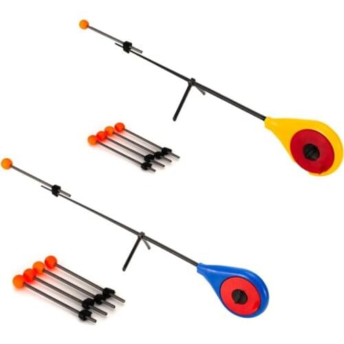 Mini Ice Fishing Rod Winter Portable Fishing Rod Tip Fishing Rod With 5pcs Rod Tip Fishing Rods Accessories