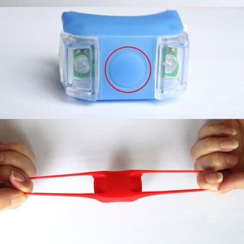 900C 2PCS Baby Stroller Night Light Waterproof Silicone Caution lamp Outdoor Safety