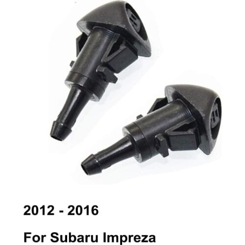 Front Windshield Washer Nozzle 86636AJ10B for Subaru Impreza ( 2012 - 2016 ) ( Pack of 2 )