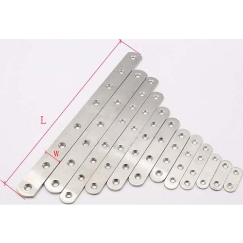 Flat straight furniture connector plate board,steel corner bracket,home chair cupboard hardware fastener,door wood board
