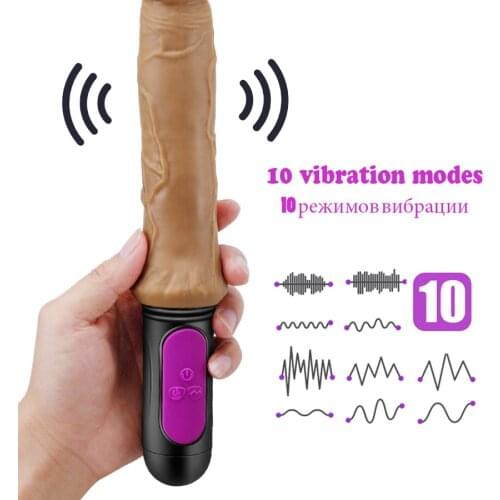 Realistic Heating Dildo Vibrator for Woman 10 speed bend Soft huge dildo Penis G Spot Vagina anus Masturbator Sex Toy for adult