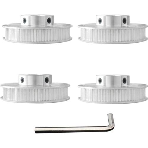 4pcs 80 Teeth 2GT Timing Pulley Bore 5mm 80T for GT2 Belt Width 6mm Voron 2.4 3d Printer Parts