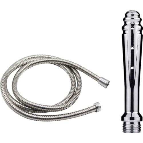 Enema Cleaning Butt Plug Flusher Shower Cleaner Colonic Douche System 23GB