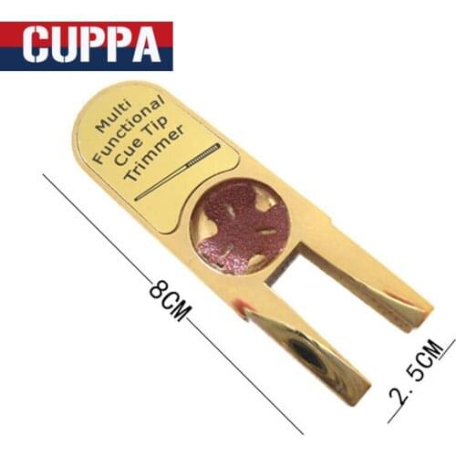 U Shape Multifunctional Cue Tip Trimmer Tool Billiard Accessories China 2017