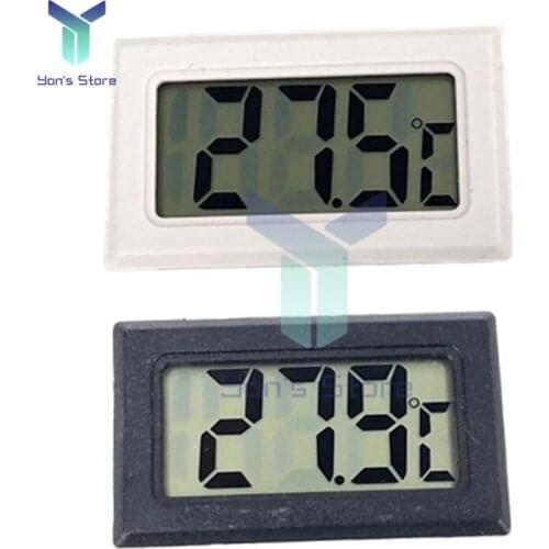 Mini Embedded Digital Display LCD Probe Thermometer Built-In Fridge Thermograph Sensor For Aquarium Refrigerator KitChen Use
