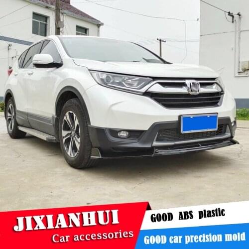 For Honda CRV Body kit spoiler 2017-2019 For CRV ABS Rear lip rear spoiler front Bumper Diffuser Bumpers Protector