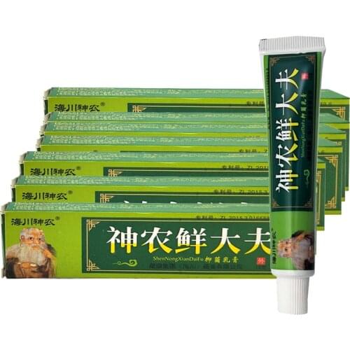 10-20pcs Natural Chinese Medicine Herbal Anti Bacteria Cream Psoriasis Eczema Ointment Treatment High Quality Herbal Cream