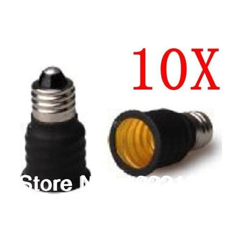 10pcs/lot E11 TO E14 Light Bulb Lamp Holder socket adapter Converter Free Shipping With Tracking No