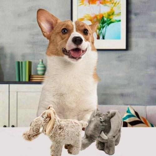 2020 Pet plush toy pet plush standing elephant vocal toys non-toxic molar teeth cleaning puppies wear dog toy