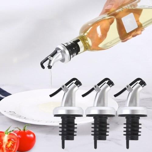 3/1Pcs Olive Oil Sprayer Liquor Dispenser Wine Pourers Flip Top Beer Bottle Cap Stopper Tap Faucet Bartender Bar Tools Accessory