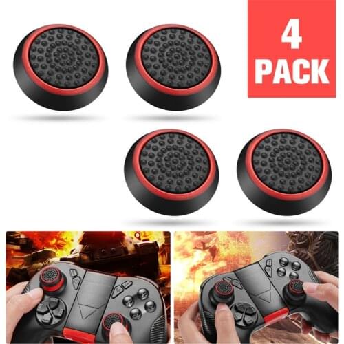 4PCS Thumb Stick Grip Cap Cover for /PS3 One/ One S/ One X/ 360/Wii U/Wii Nunchuk Controller Game Accessory