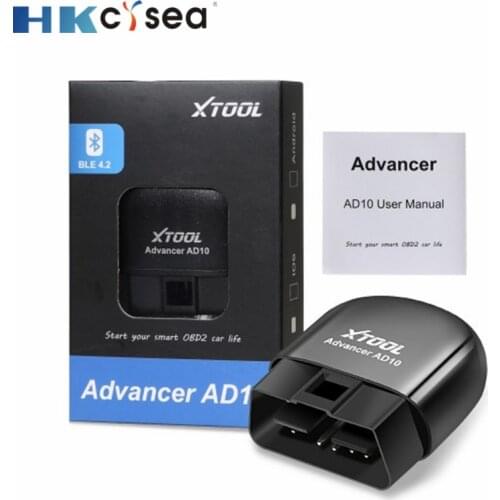 XTOOL Advance AD10 Auto Car Fault Code Reader OBD2 OBD 2 ELM327 Bluetooth Car Diagnostic Scanner Tool with HUD Head Up Display