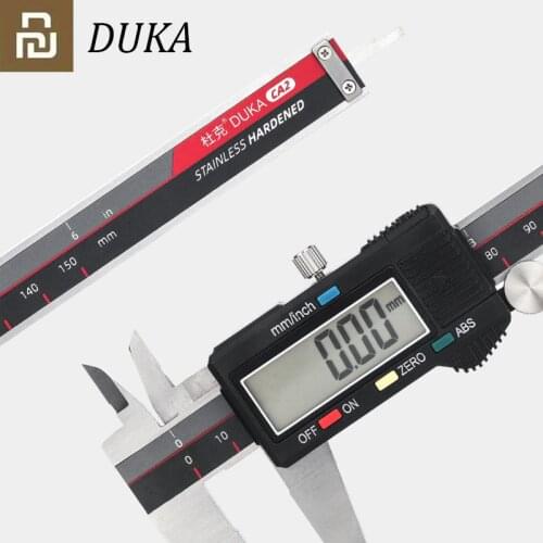 Youpin DUKA CA2 Digital Caliper 150mm 6 inch LCD Digital Screen Electronic Vernier Calipers Micrometer Accuracy Measuring Tool