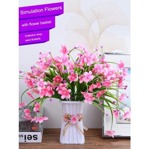 Decorative Artificial Flower Simulation Dry Flower Indoor Home Furnishings Dining Table Furnishings Living Room Flower Bouquet