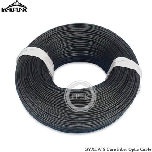 GYXTW 8 core 500M/Roll FTTH Fiber Optic Cable 0.6CM Line Diameter Outdoor Single Mode Cable best quality