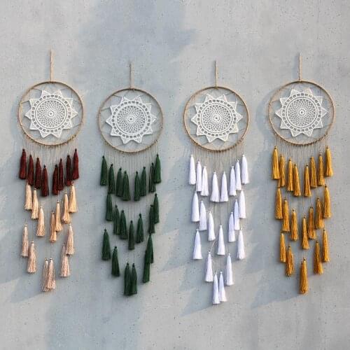 Nordic dream catcher room decoration large tassel dream catcher girls room decor gift for women men