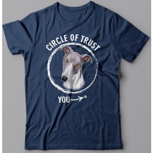 New T Shirts Unisex Funny Tops Tee Basic Models Circle of Trust - Greyhound Gift for Dog Lover T Shirt Logo