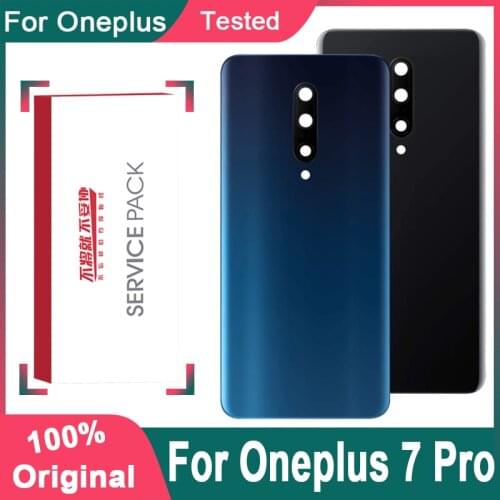 Original Back Housing Replacement For Oneplus 7 Pro Back Cover Battery Glass For One Plus 7 Pro Rear Cover With Logo