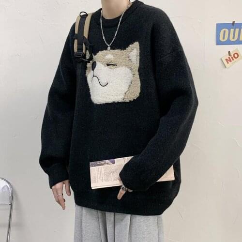 Fall 2021 Pullover mens and womens hip hop street clothes Harajuku sweater retro Japanese animation knitted sweater