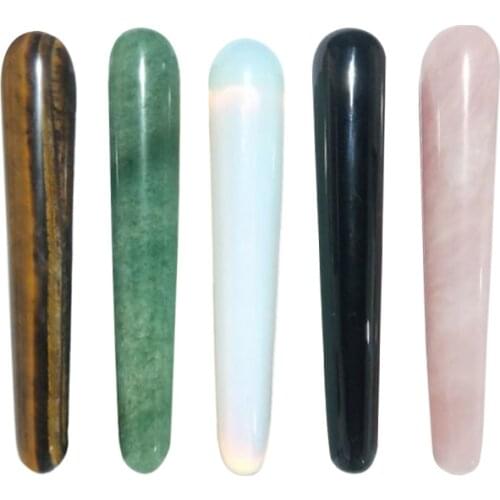 Yoni Wand Natural jade Vaginal Muscle Firming Kegel Exerciser Feminine Hygiene Stone crystal Rose Quartz Bar Pelvic Floor Repair