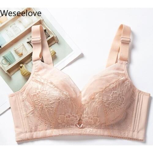 Weseelove Lace Bra Push Up Bralette Sexy Underwire Bra for Women Underwear Push Up Bra Female Lingerie Soutien Gorge Femme M07-1