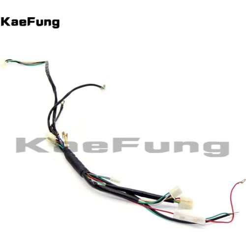 Motorcycle dirt pit bike ATV QUad parts Motorbike Full Electrics Wiring Harness for 50CC-110CC Bike DXY88