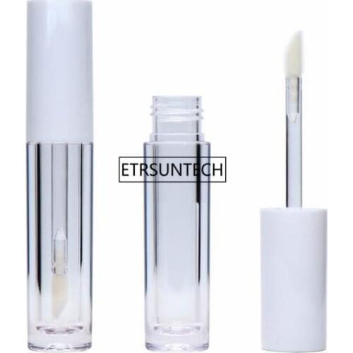 100pcs 4ml Mini Cosmetic Empty Lip Gloss Tube Vials Bottle Makeup Organzier Container With Brush Plugs F3933