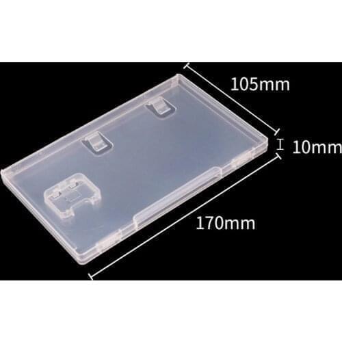 100 PCS a lot Transparent Game Card Storage Case Box Holder Shell For Switch /N-S With Book Holder For Inserted Cover