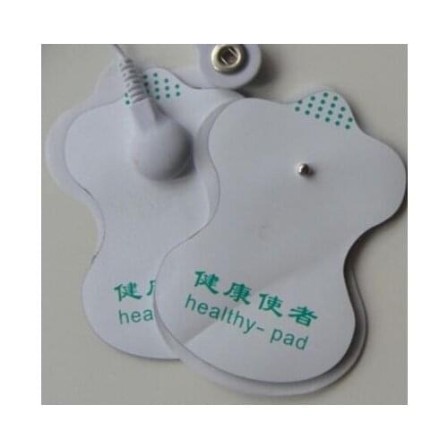2 pcs Hot Portable White Electrode Pads Digital For Tens Acupuncture Digital Therapy Machine Massager Pad Medium Frequency