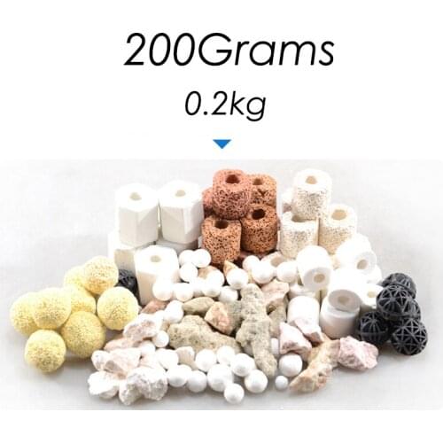 200G Aquarium Filter accessories, Fish Aquarium Biological Filter Bacterial Ring Ball, biological filter for aquarium fish tank