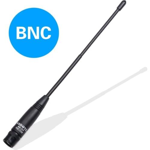 New Nagoya NA-701 BNC 144/430Mhz Dual Band High Gain Antenna 2.15dB NA701 For ICOM Yeasu Walkie Talkie Two Way Radio