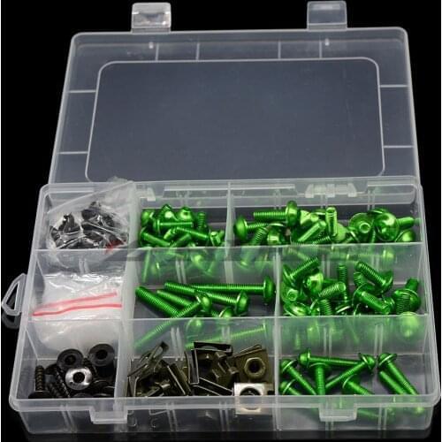 Complete Fairing Bolts Screw For Kawasaki Ninja 250R 300 500 650 ZX10R ZX11 ZX14R ZX6R 7R 9R Z750 Z1000 Versys 650 Concours 14