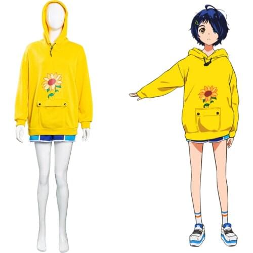 Wonder Egg Priority Cosplay Ohto Ai Cosplay Costume Hoodie Coat Pullover Halloween Carnival Suit
