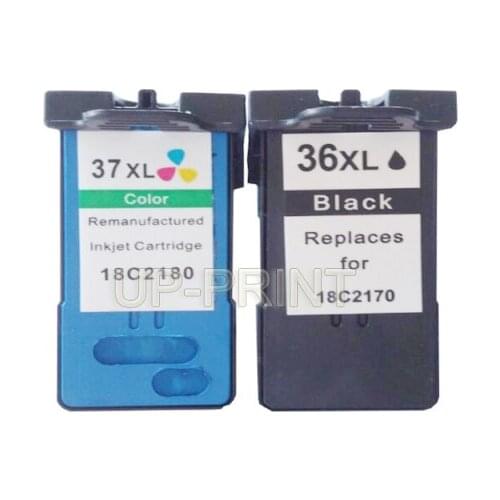 CISSPLAZA 2pcs 36 37 Remanufactured Ink Cartridge For lexmark X3650 X4650 X5650 X5650es X6650 X6675 Z2420 printer
