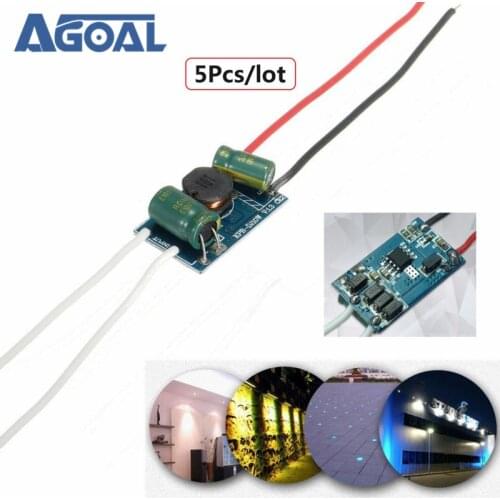5Pcs/lot 12-24V AC/DC High Power Driver Supply Constant Current Module For 10W LED Light Chip Lamp Free Shipping