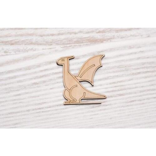 Plywood figure, shape Ornaments Craft Decoration Decoupage Unpainted Wooden dragon on ball Cut different size, wood cutout