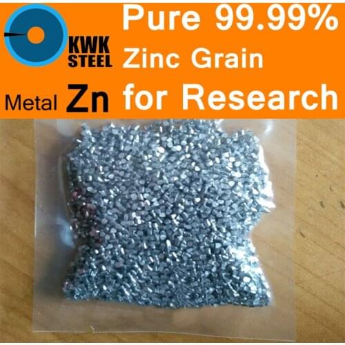 Pure Zinc Pellet 99.99% Zinc Solid Particles Grain Granule Metal Zn University Experiment Research KWKSTEEL Free Fast Shipping