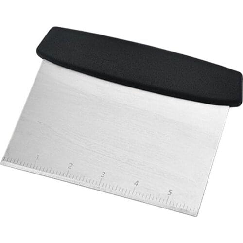 Stainless Steel Flour Cutting With Scale Dough Cutter Scraper Knife Divider Flour Pastry Cake Pizza Cutting Tools