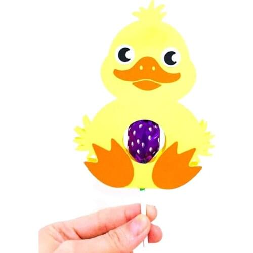 Duck-lollipop-holder Metal Cutting Dies Stencil For DIY Scrapbooking Embossing Paper Card Album Making Decorative Craft Dies Cut