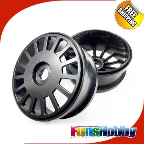 MCD 1:5 4WD RC Model Off Road Short Course Truck Felge Schwarz Wheel Black 15 Spoke 180mm (COD.010101P0)