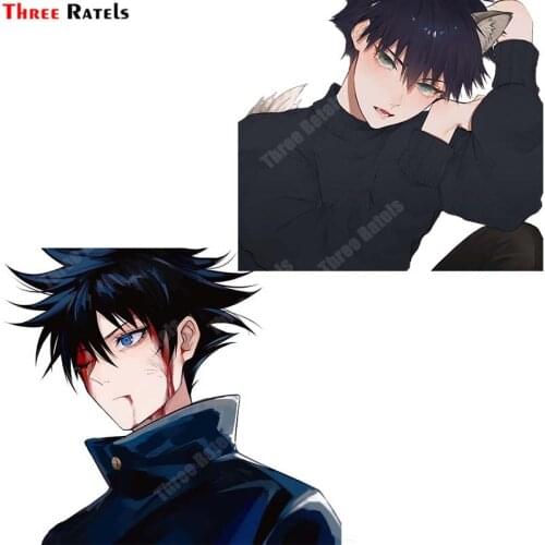 Three Ratels A991 Fushiguro Megumi Jujutsu Kaisen Personalized Creative Scratch Stickers For Car Windshield Stickers Auto Decals