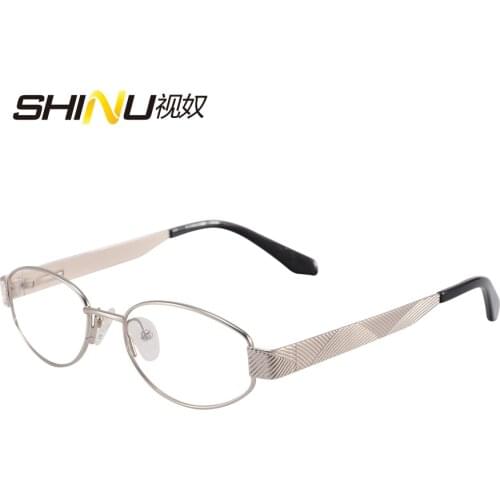New retro oval metal glasses frames male full frame gray clear lens frames for women optical glasses UV CF001