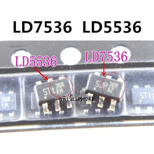 Original 10pcs/lot LD7536 LD5536 “36 36R” 6 SOT23-6