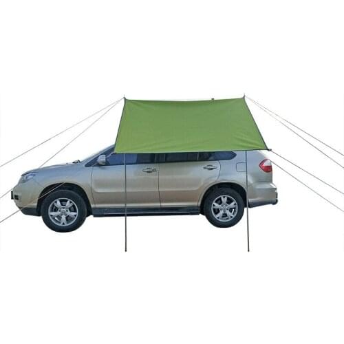 Outdoor Camping Travel Car Tent Waterproof Car Canopy Portable Multi-function Folding Sunshade Shelter Picnic Mat